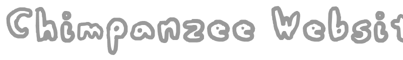 Chimpanzee Website Report