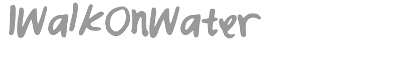 IWalkOnWater