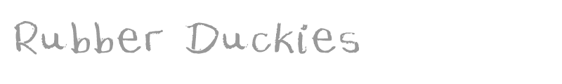 Rubber Duckies