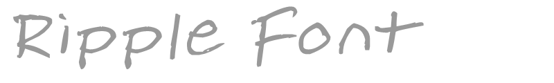 Ripple Font