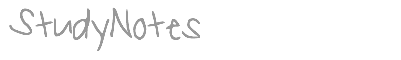 StudyNotes