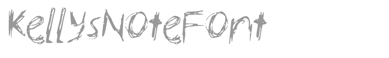 KellysNoteFont