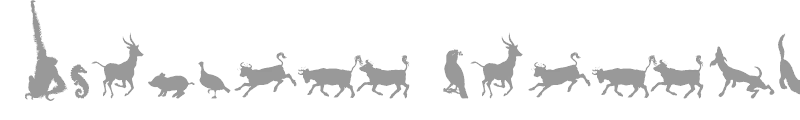 Animal Silhouettes Three