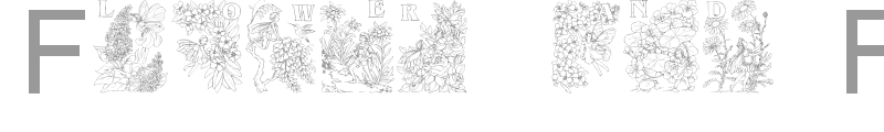 Flower and Fairy Alphabet
