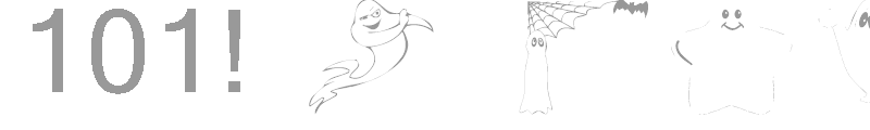 101! A Ghostly Font