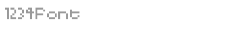 1234Font