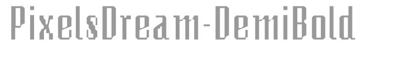 PixelsDream-DemiBold