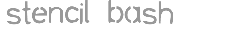 stencil bash