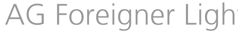 AG Foreigner Light-Plain