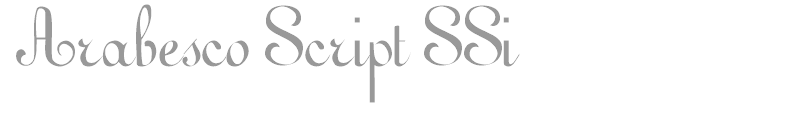 Arabesco Script SSi