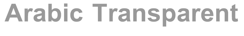 Arabic Transparent