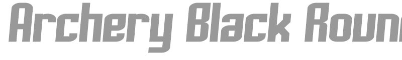 Archery Black Rounded
