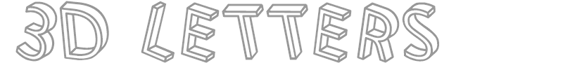 3D Letters