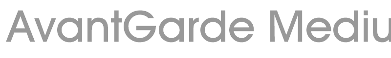 AvantGarde Medium