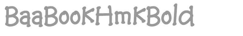 BaaBookHmkBold