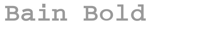 Bain Bold