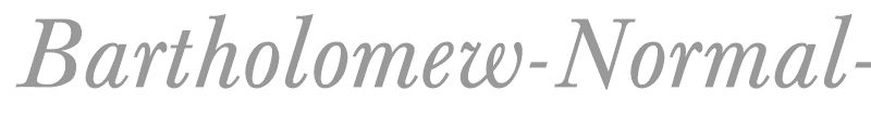 Bartholomew-Normal-Italic