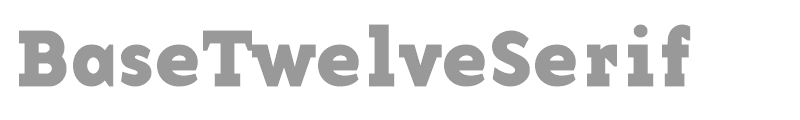 BaseTwelveSerif