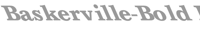 Baskerville-Bold Extreme Lefty