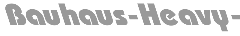 Bauhaus-Heavy-Bold Lefty