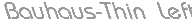 Bauhaus-Thin Lefty