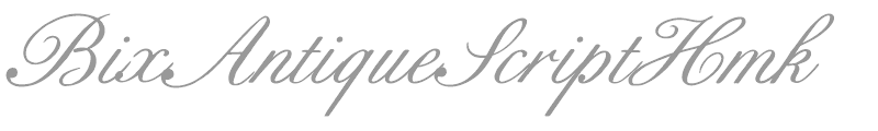 BixAntiqueScriptHmk