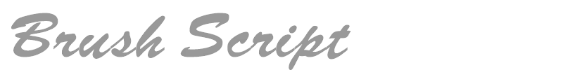 Brush Script