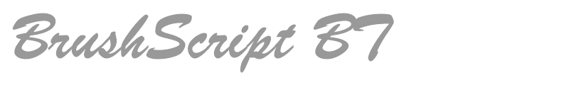BrushScript BT