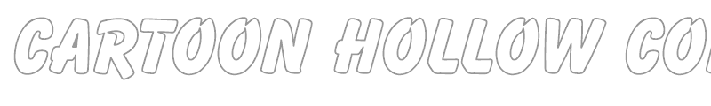 Cartoon Hollow Condensed
