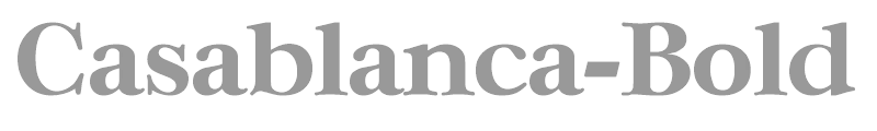 Casablanca-Bold