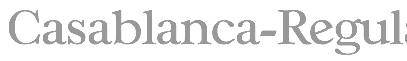 Casablanca-Regular