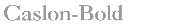 Caslon-Bold