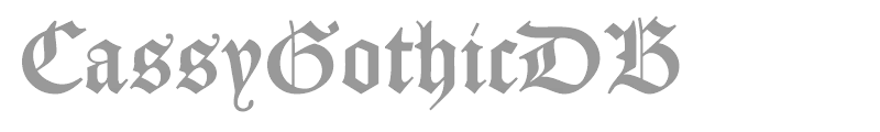 CassyGothicDB