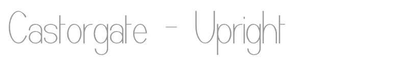 Castorgate - Upright