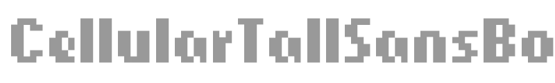 CellularTallSansBold