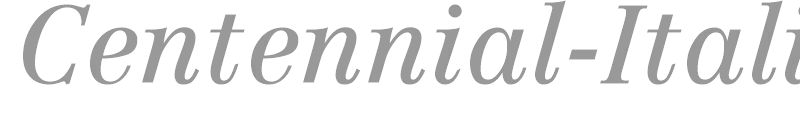 Centennial-Italic