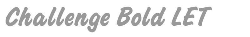 Challenge Bold LET
