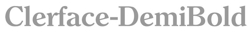 Clerface-DemiBold