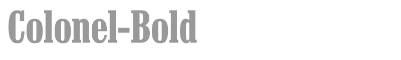 Colonel-Bold
