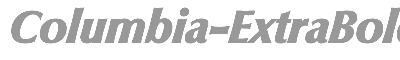 Columbia-ExtraBoldIta
