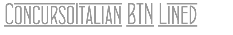 ConcursoItalian BTN Lined