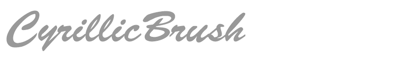CyrillicBrush