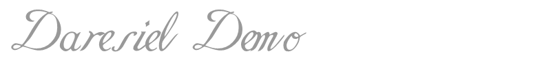 Daresiel Demo