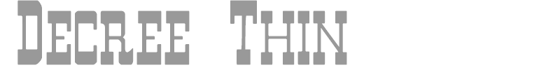 Decree Thin