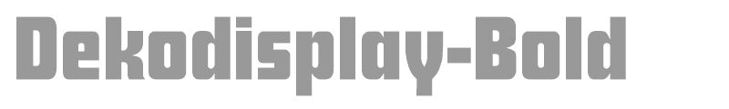 Dekodisplay-Bold