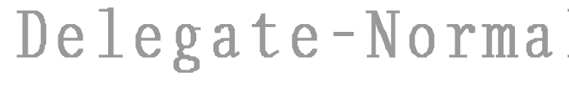 Delegate-Normal Cn Bold