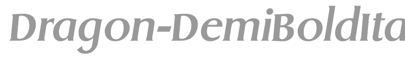 Dragon-DemiBoldIta