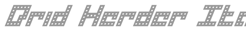 Drid Herder Italic