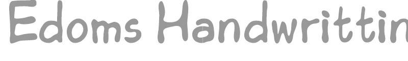 Edoms Handwritting