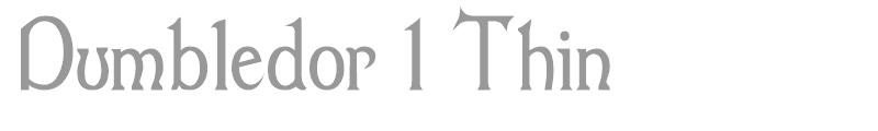 Dumbledor 1 Thin